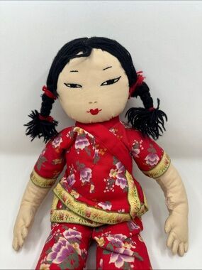 Vintage Ada Lum Cloth Doll - Mei Mei - Little Sister